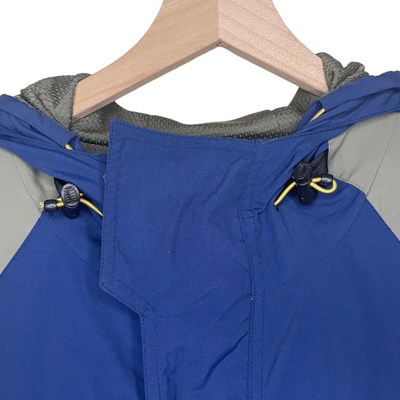 Timberland Mens Weather Gear Long Sleeve Jacket Blue Size S Hooded Rain Gear - Picture 6 of 12